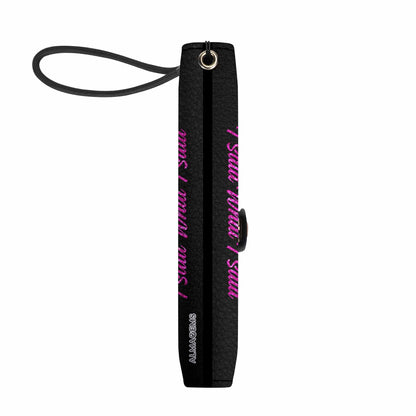 Dije lo que dije - Cartera de cuero personalizada para teléfono - DB14PW