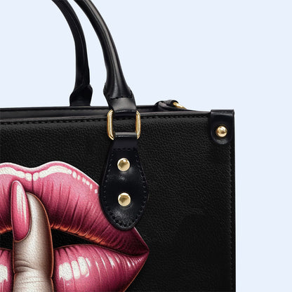 J'ai dit ce que j'ai dit - Sac à main en cuir personnalisé - DB15