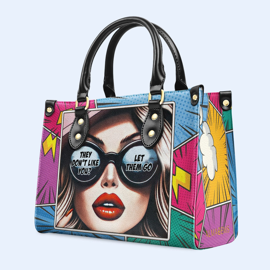 Let Them Go - Sac à main en cuir personnalisé - DB16