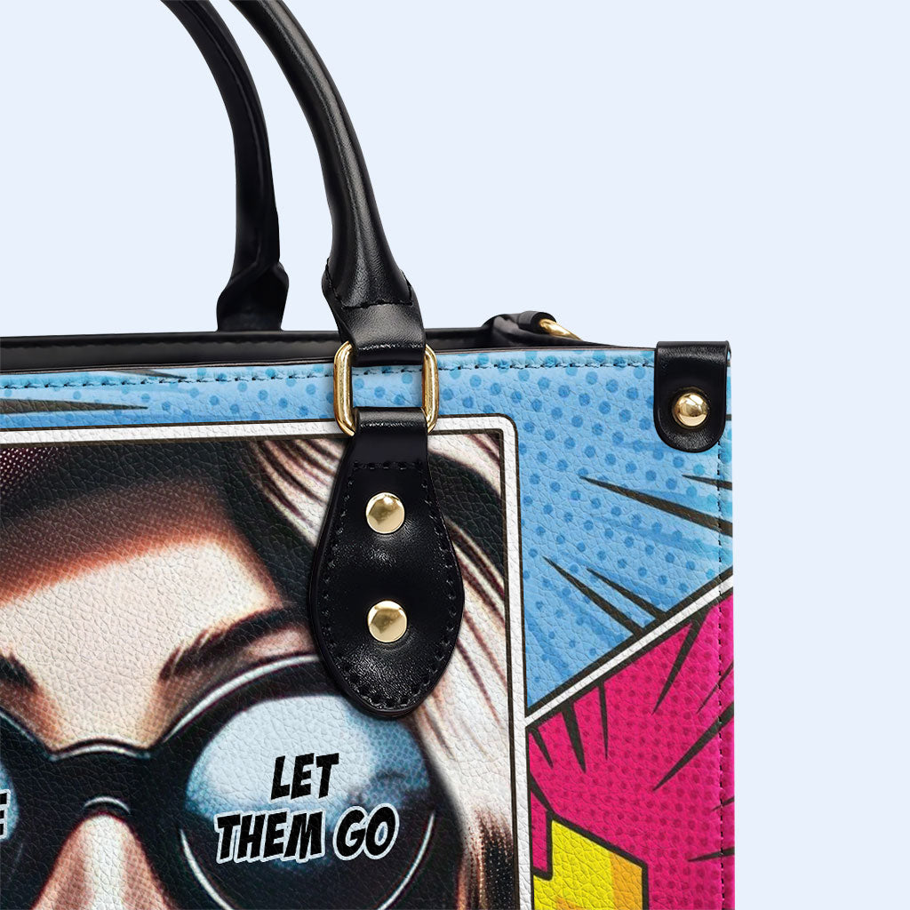 Let Them Go - Sac à main en cuir personnalisé - DB16