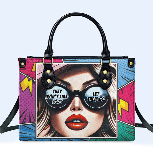 Déjalos ir - Bolso de mano de cuero personalizado - DB16