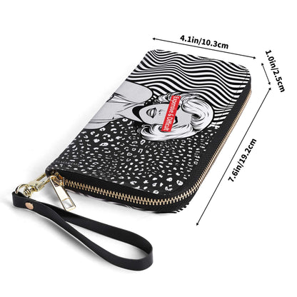 Portefeuille en cuir pour femme, coûteux et difficile à utiliser – DB19WL
