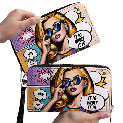 Es lo que es - Cartera de piel para mujer - DB21WL