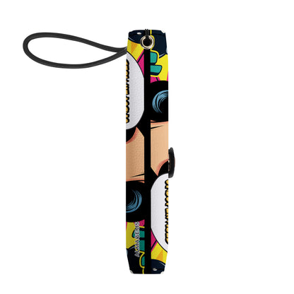 Me dejaron sin supervisión - Cartera de cuero personalizada para teléfono - DB22PW