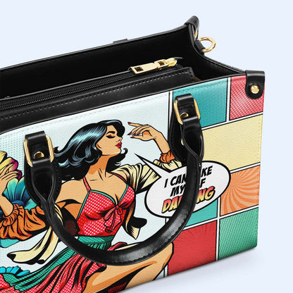 Je peux m'emmener danser - Sac à main en cuir personnalisé - DB23