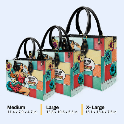 Je peux m'emmener danser - Sac à main en cuir personnalisé - DB23