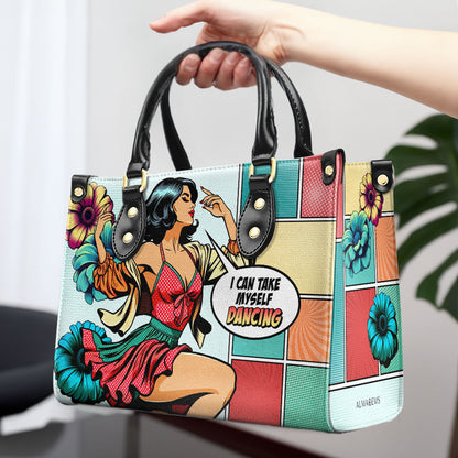 Je peux m'emmener danser - Sac à main en cuir personnalisé - DB23