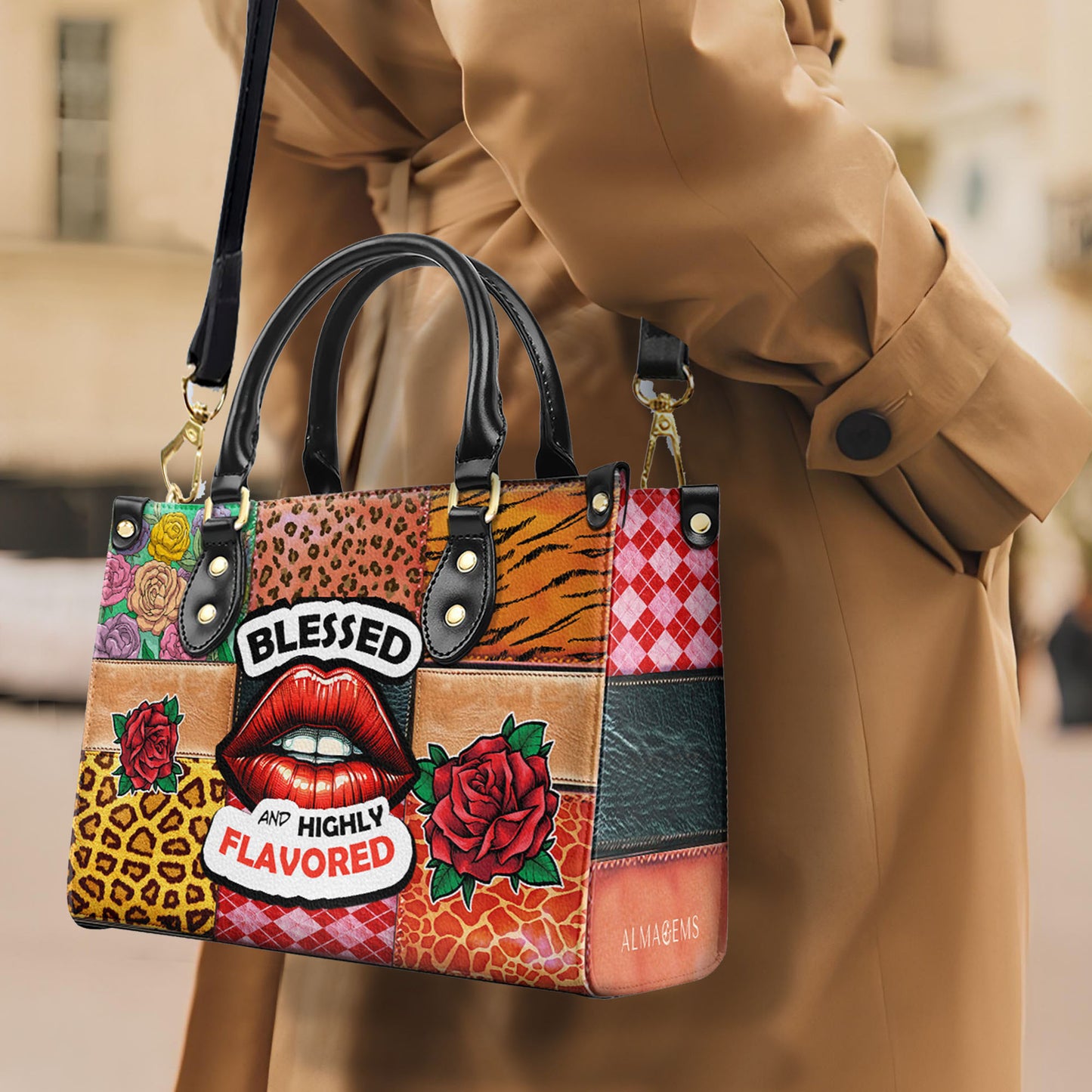 Sac à main en cuir personnalisé, béni et hautement parfumé - DB26