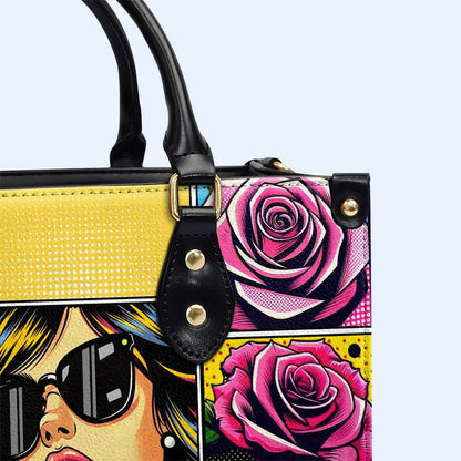 Je n'ai rien de basique - Sac à main en cuir personnalisé - QCUS001_HB