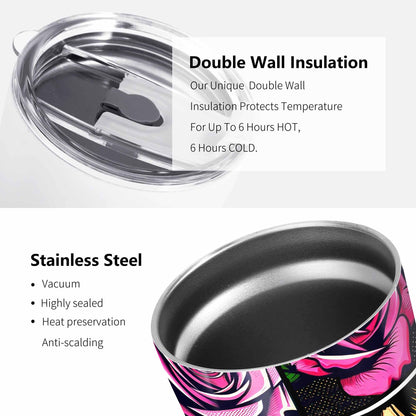 No hay nada básico en mí - Vaso de acero inoxidable personalizado de 20 oz y 30 oz - DB35TB