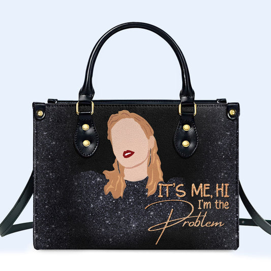 Soy el problema - Bolso de mano de cuero personalizado - DB37