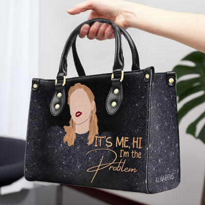 Soy el problema - Bolso de mano de cuero personalizado - DB37