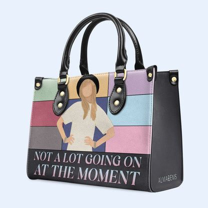 No hay mucho que hacer en este momento - Bolso de mano de cuero personalizado - DB38