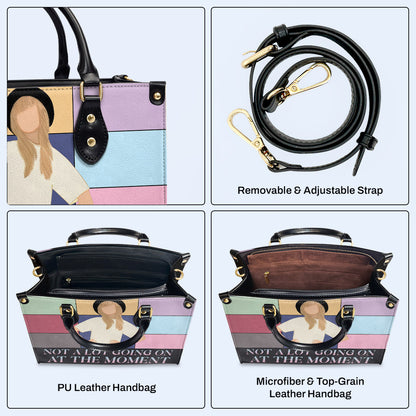 No hay mucho que hacer en este momento - Bolso de mano de cuero personalizado - DB38