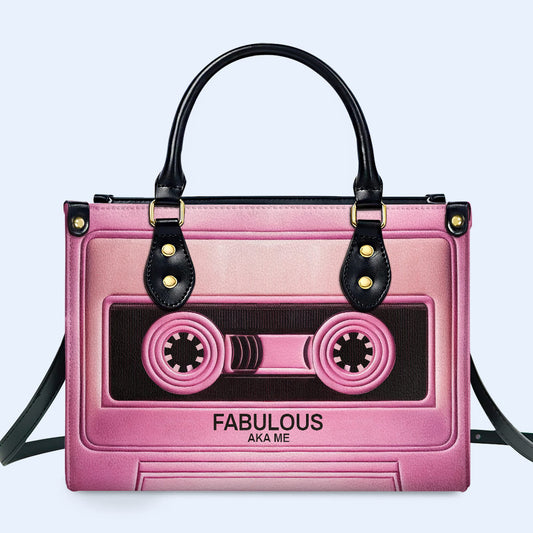 Fabulous AKA Me - Bolso de mano de cuero personalizado - DB50