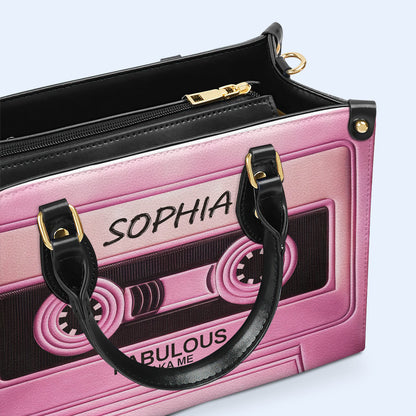 Fabuleux AKA Moi - Sac à main en cuir personnalisé - DB50