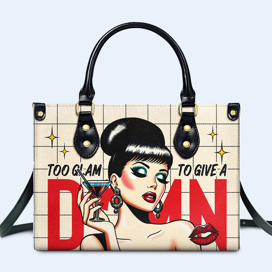 Too Glam - Bolso de mano de cuero personalizado - DB53