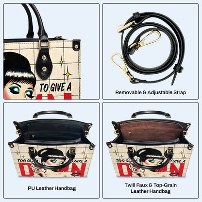 Too Glam - Sac à main en cuir personnalisé - DB53