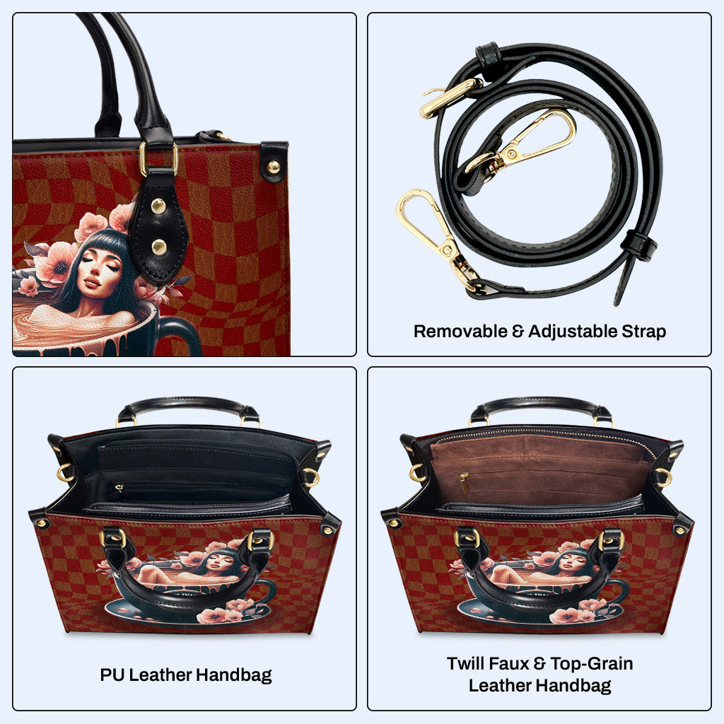 That's That Me Espresso - Sac à main en cuir personnalisé - DB60