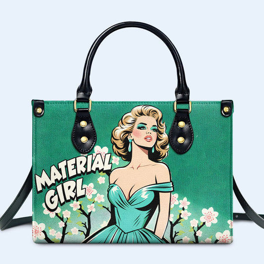 Material Girl - Bolso de mano de cuero personalizado - DB61