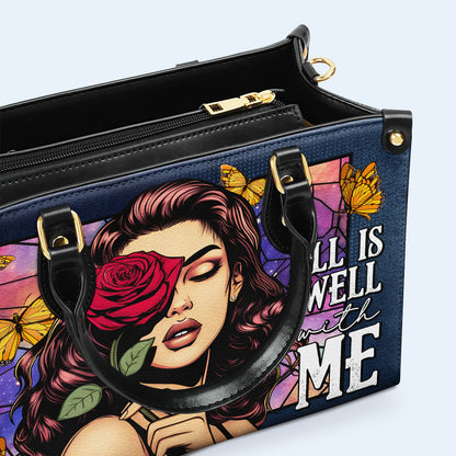 Tout va bien pour moi - Sac à main en cuir personnalisé - DB63