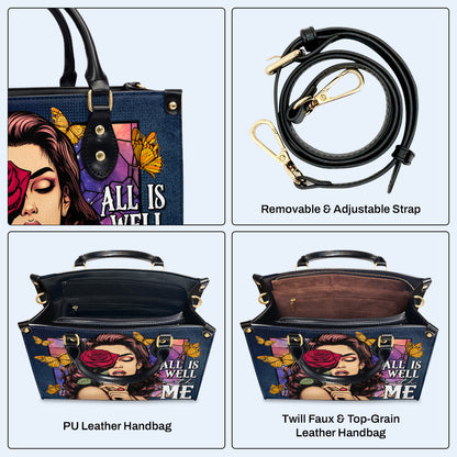 Tout va bien pour moi - Sac à main en cuir personnalisé - DB63