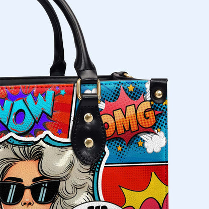 Mauvaise influence, mais super amusant ! - Sac à main en cuir personnalisé - DB87