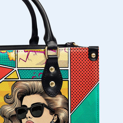 J'ai une personnalité que tu ne peux pas gérer - Sac à main en cuir personnalisé - DB90