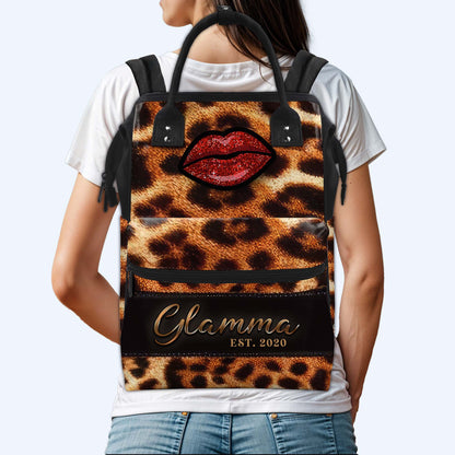 Glamma - Sac à dos de voyage personnalisé en forme de bec de canard - DG007_DKB