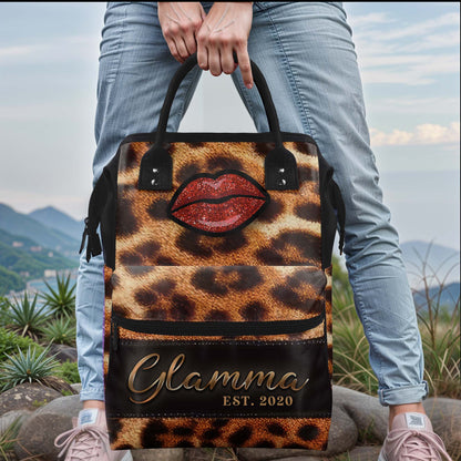 Glamma - Sac à dos de voyage personnalisé en forme de bec de canard - DG007_DKB