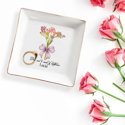Fleurs sauvages - Plat à bijoux personnalisé - DG008_SCRD