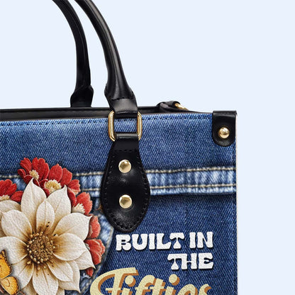Sac à main en cuir personnalisé, d'origine non restaurée, avec quelques pièces encore présentes - DG025_HB