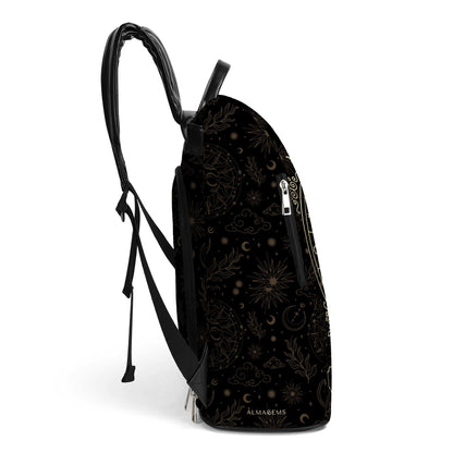 Mochila de cuero personalizada de la Reina del Zodíaco - DG048_BP