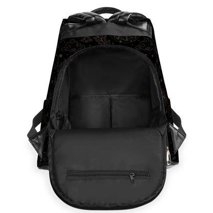 Mochila de cuero personalizada de la Reina del Zodíaco - DG048_BP