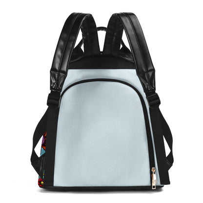 Je peux m'acheter des fleurs - Sac à dos en cuir personnalisé - DG049_BP