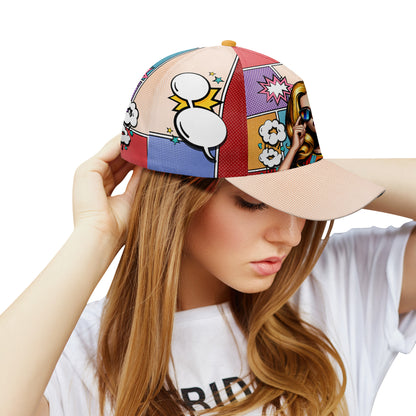C'est ce que c'est - Casquette de baseball personnalisée, imprimé intégral - DG050_BAC