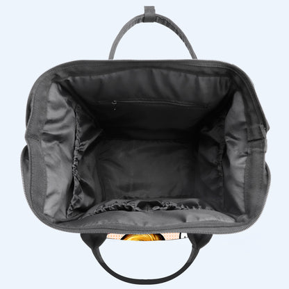 ES LO QUE ES - Mochila de viaje personalizada con diseño de pico de pato - DG050_DKB