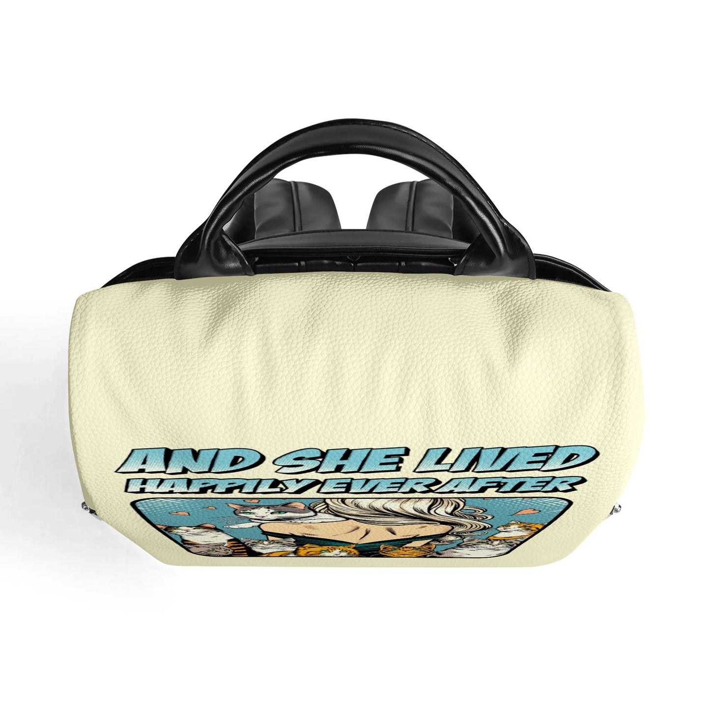 Et elle vécut heureuse pour toujours - Sac à dos en cuir personnalisé - DG057_BP