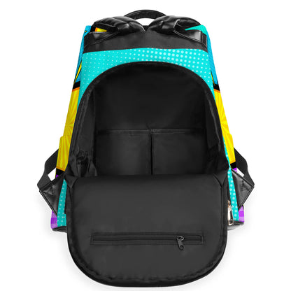 Je suis maman et infirmière - Sac à dos en cuir personnalisé - DG058_BP