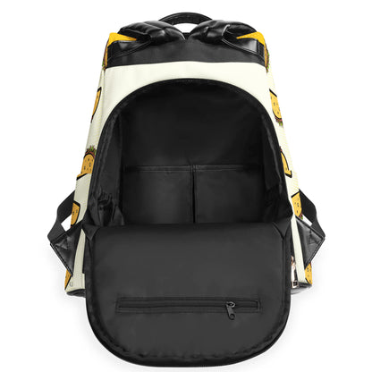 Puedo comprarme tacos - Mochila de cuero personalizada - DG061_BP