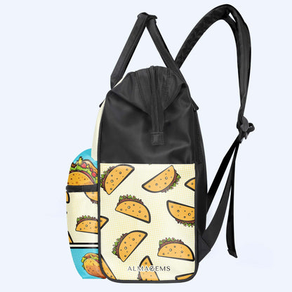 Je peux m'acheter des tacos - Sac à dos de voyage personnalisé en forme de bec de canard - DG061_DKB