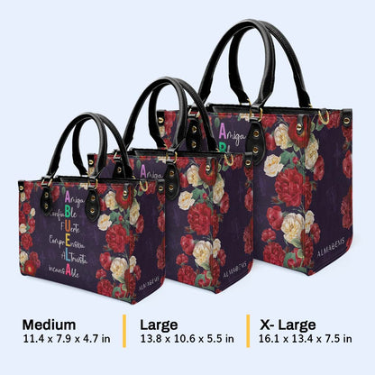 ABUELA - Sac à main en cuir personnalisé - DG065_HB