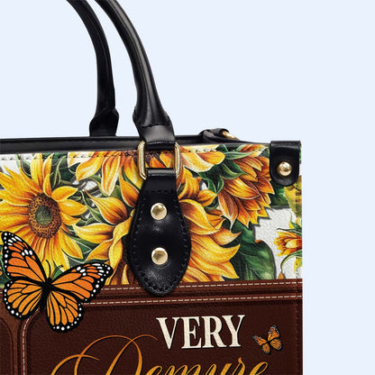 Very Demure, Very Mindful - Personalized Custom Leather Handbag - DG070_HB