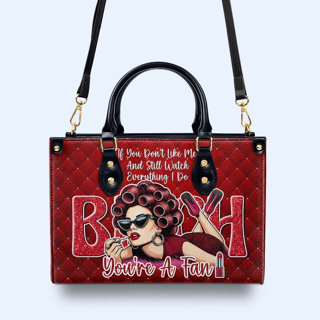 Vous êtes fan - Sac à main en cuir personnalisé - DG078_HB
