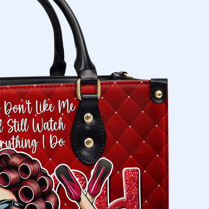 Vous êtes fan - Sac à main en cuir personnalisé - DG078_HB