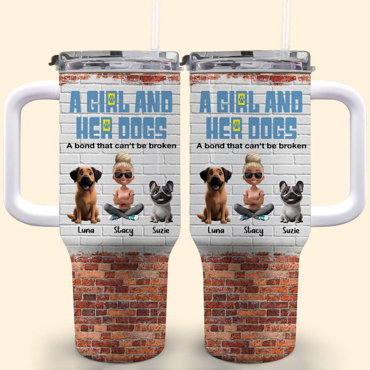 A Girl And Her Dogs, A Bond That Can't Be Broken, Girl and Dogs