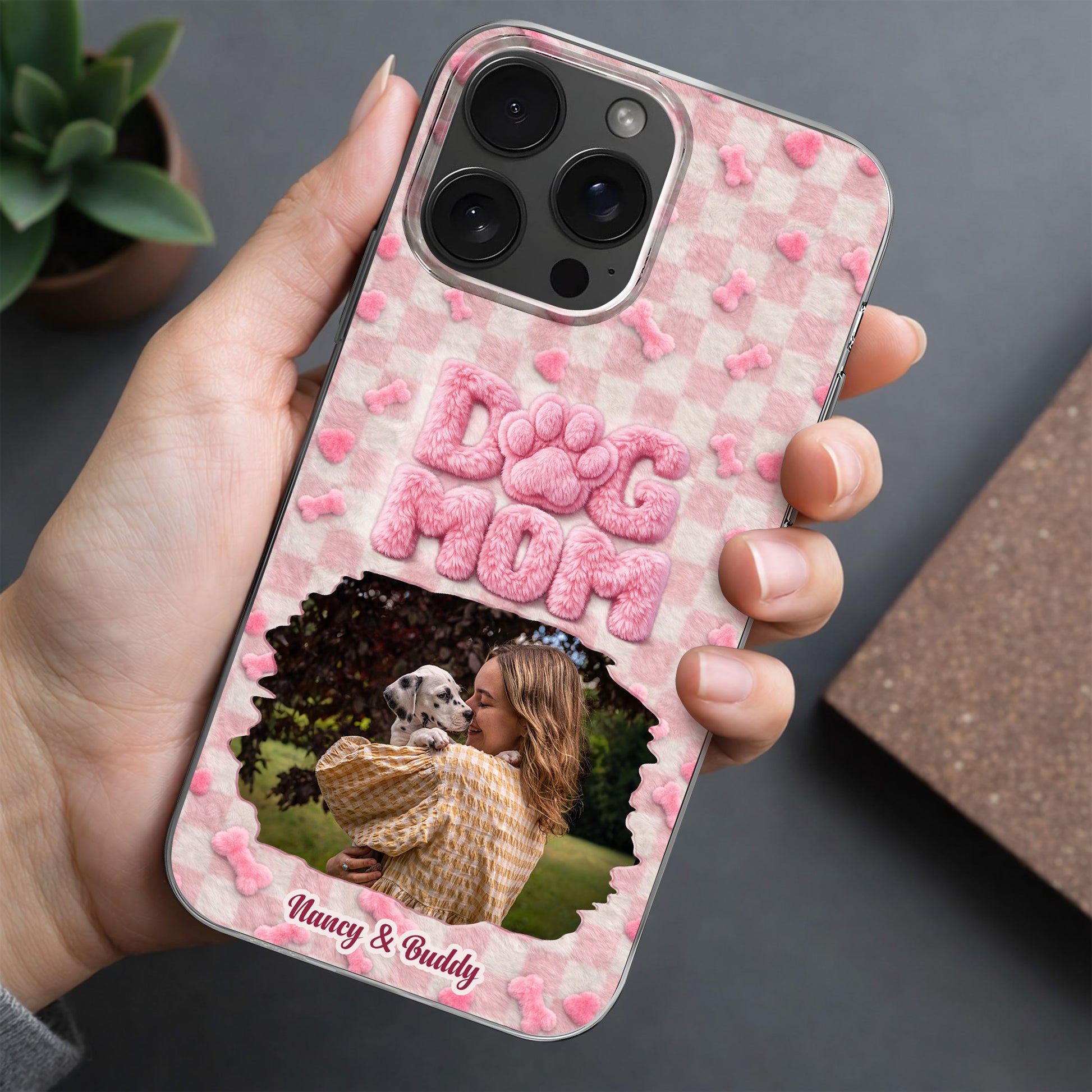 Dog Mom With Cute Paws Design