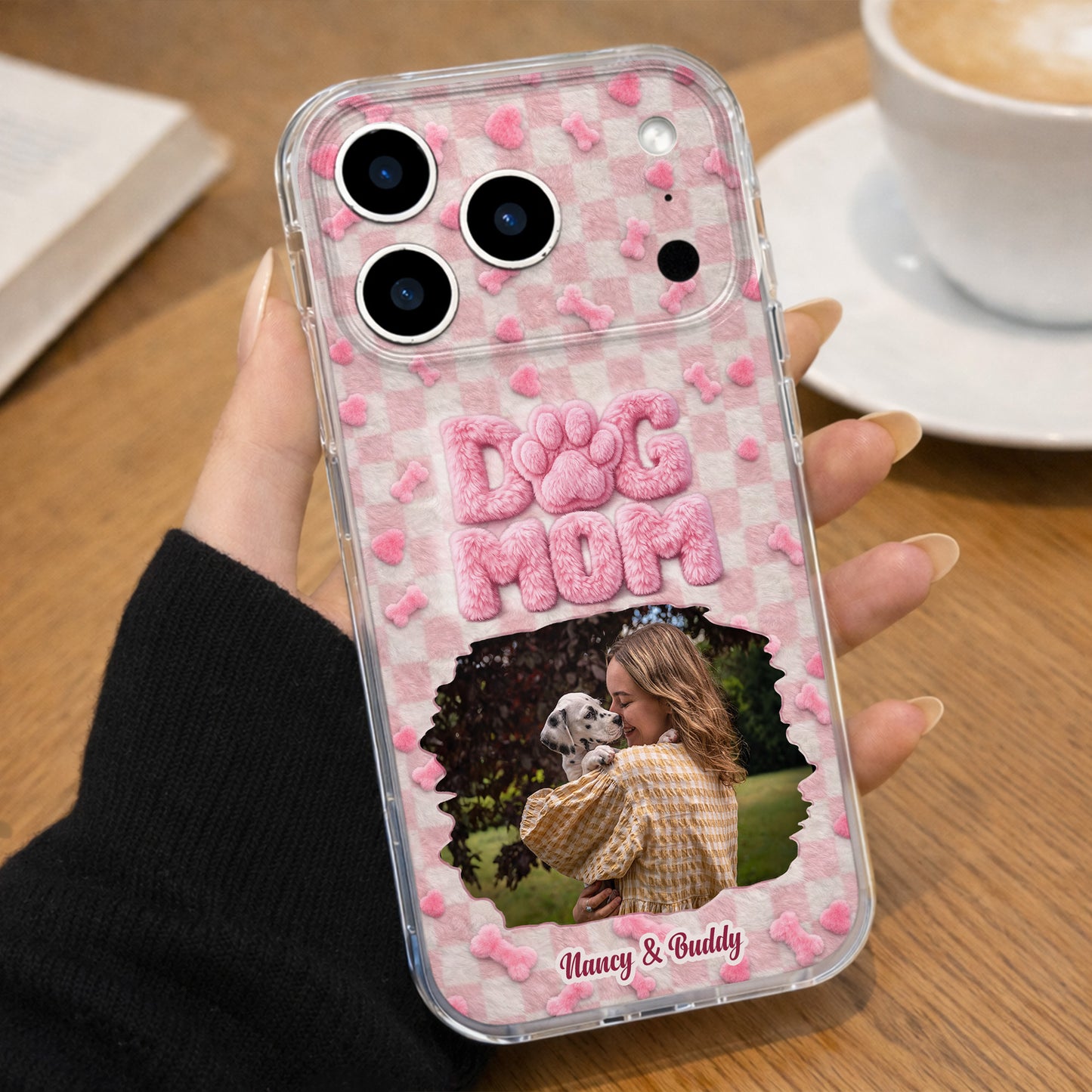 Dog Mom With Cute Paws Design