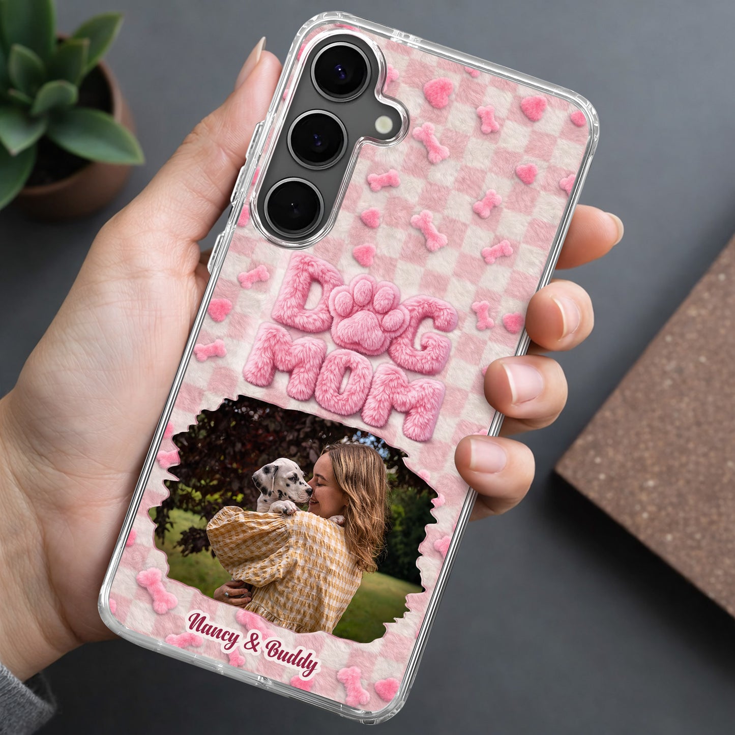 Dog Mom With Cute Paws Design