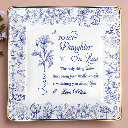 To My Daughter-In-Law, Love From Mom, Beautiful Flowers Design